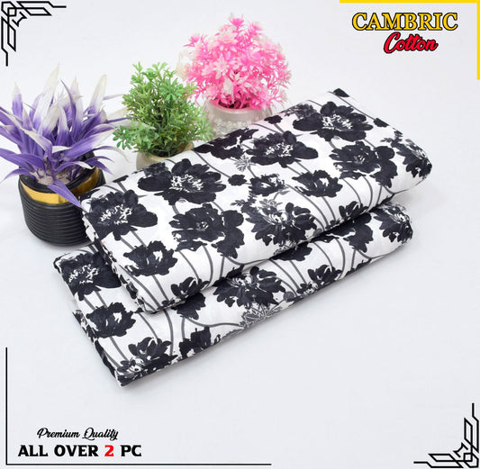 Free Delivery – Cambric Cotton Suit Collection FS-108