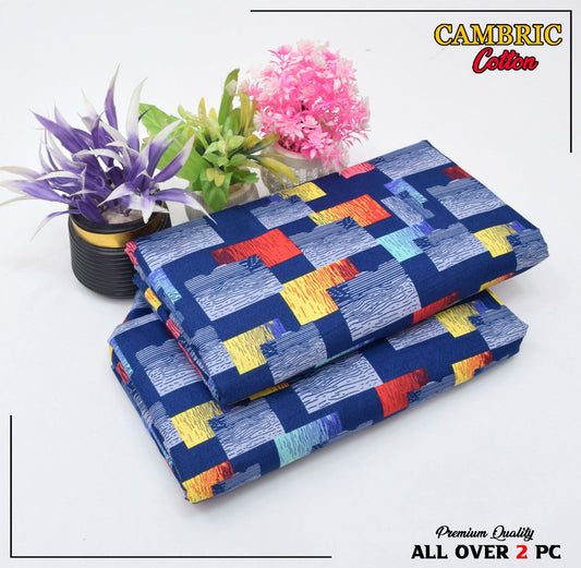 Free Delivery – Cambric Cotton Suit Collection FS-107