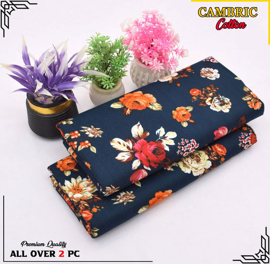 Free Delivery – Cambric Cotton Suit Collection FS-061