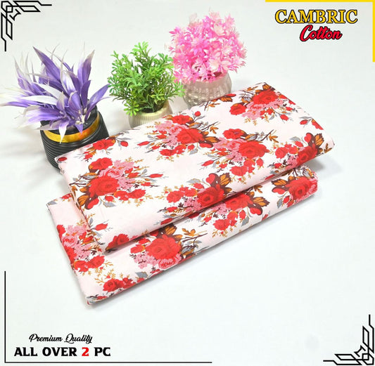 Free Delivery – Cambric Cotton Suit Collection FS-081