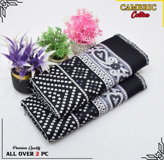 Free Delivery – Cambric Cotton Suit Collection FS-040