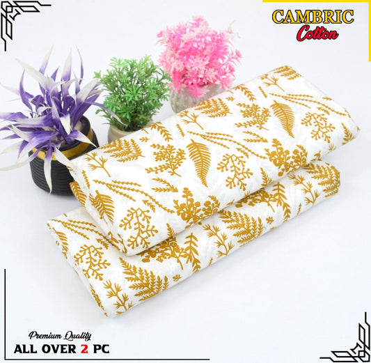 Free Delivery – Cambric Cotton Suit Collection FS-055