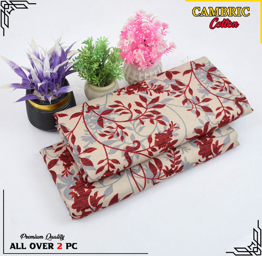 Free Delivery – Cambric Cotton Suit Collection FS-038