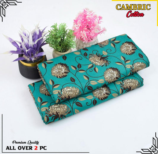 Free Delivery – Cambric Cotton Suit Collection FS-070