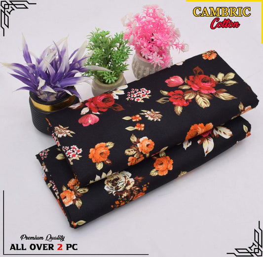Free Delivery – Cambric Cotton Suit Collection FS-060