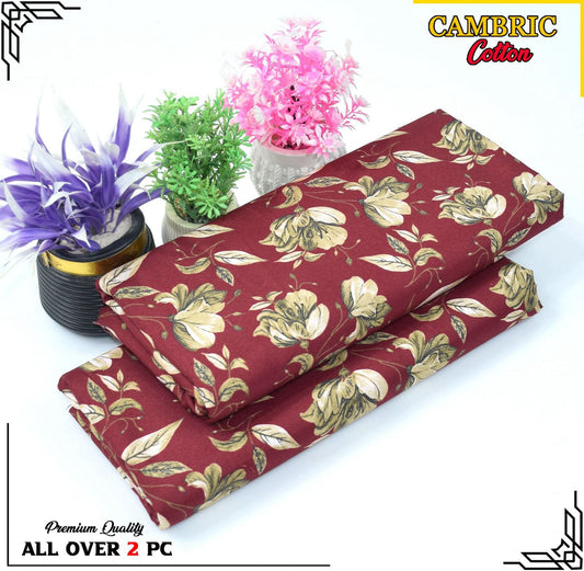 Free Delivery – Cambric Cotton Suit Collection FS-034