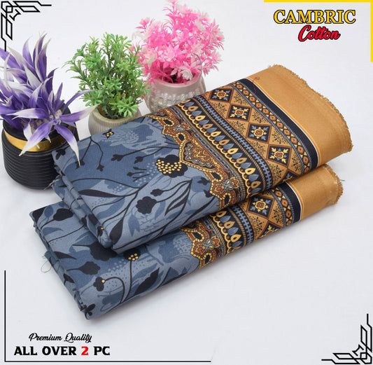 Free Delivery – Cambric Cotton Suit Collection FS-023
