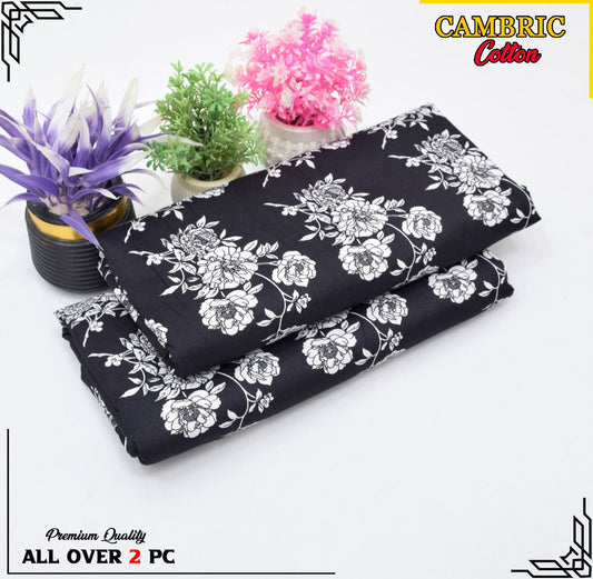 Free Delivery – Cambric Cotton Suit Collection FS-054