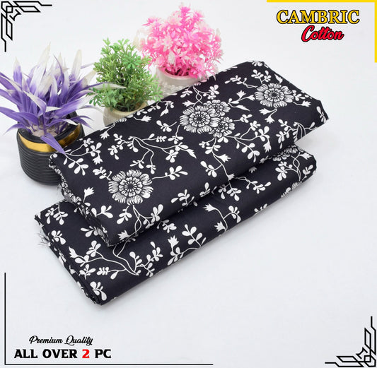 Free Delivery – Cambric Cotton Suit Collection FS-044