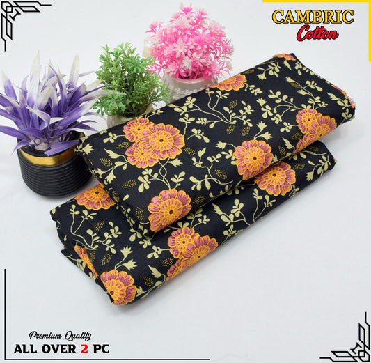 Free Delivery – Cambric Cotton Suit Collection FS-041