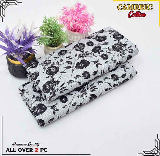 Free Delivery – Cambric Cotton Suit Collection FS-027