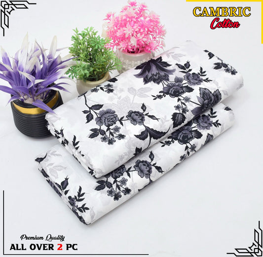 Free Delivery – Cambric Cotton Suit Collection FS-052