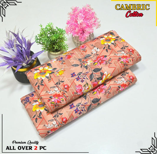 Free Delivery – Cambric Cotton Suit Collection FS-056