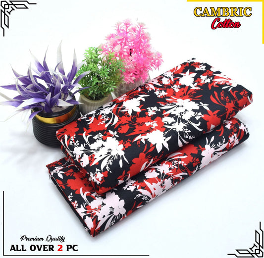 Free Delivery – Cambric Cotton Suit Collection FS-051