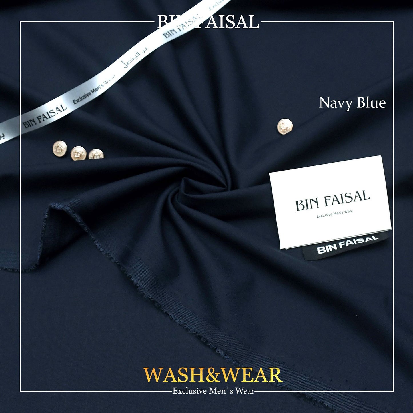 BIN FAISAL 100% Pure Super Luxury Regent Wash & Wear