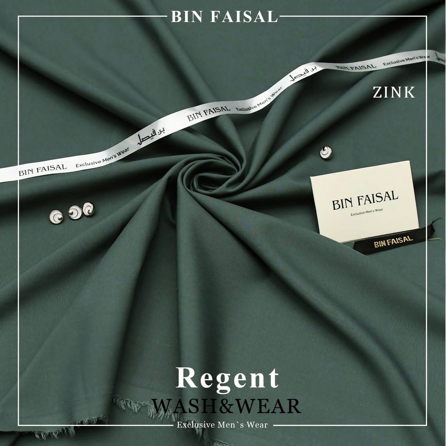 BIN FAISAL 100% Pure Super Luxury Regent Wash & Wear