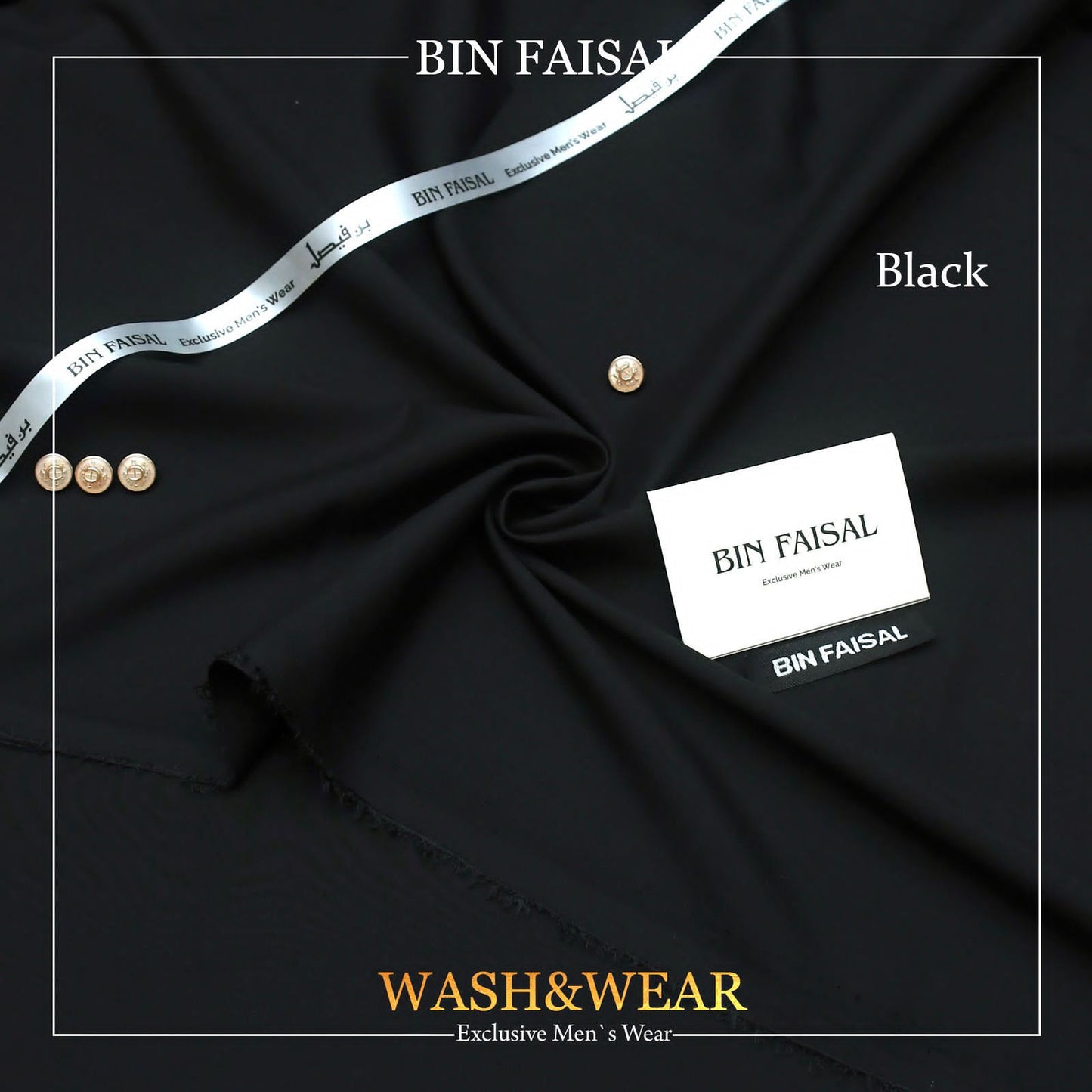 BIN FAISAL 100% Pure Super Luxury Regent Wash & Wear