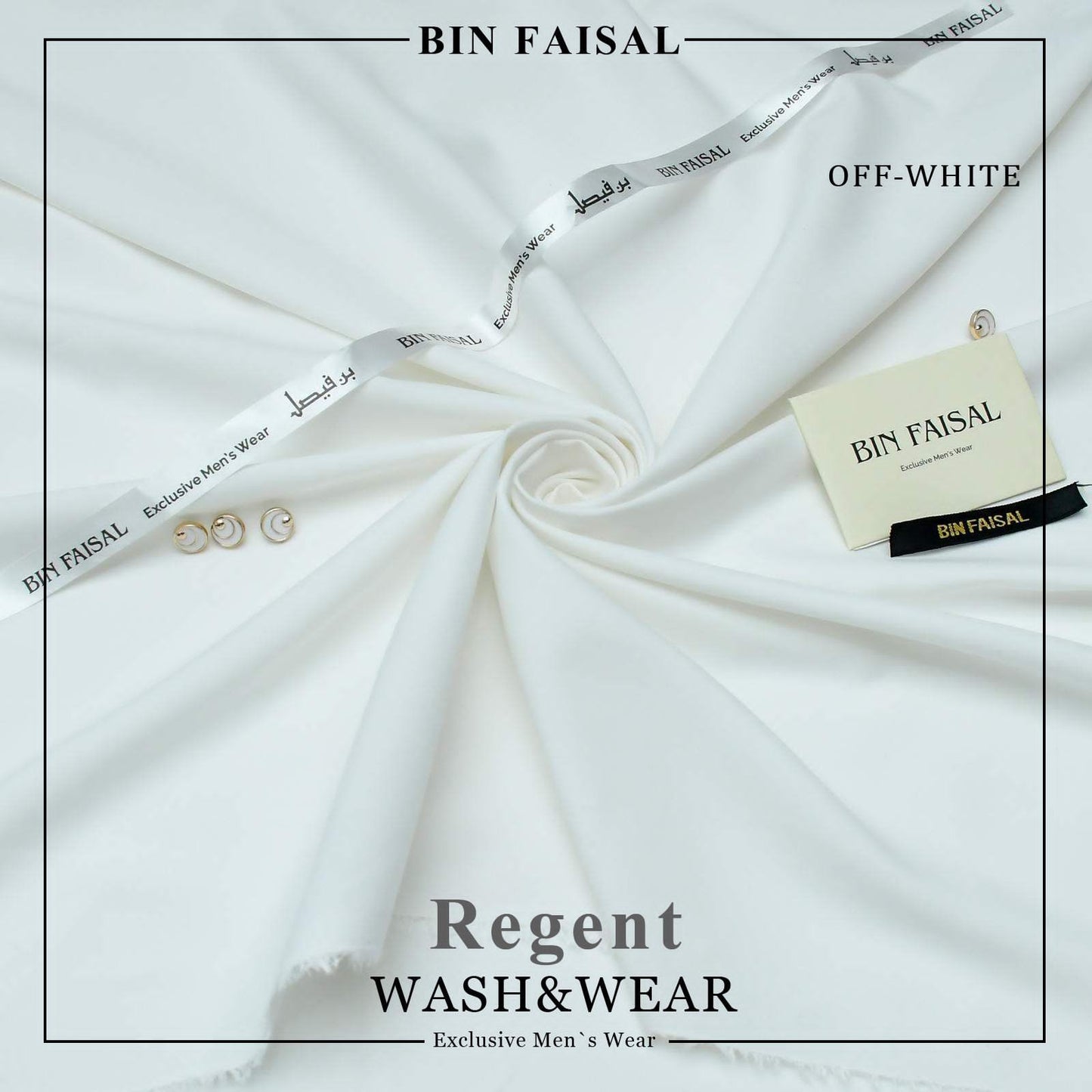 BIN FAISAL 100% Pure Super Luxury Regent Wash & Wear