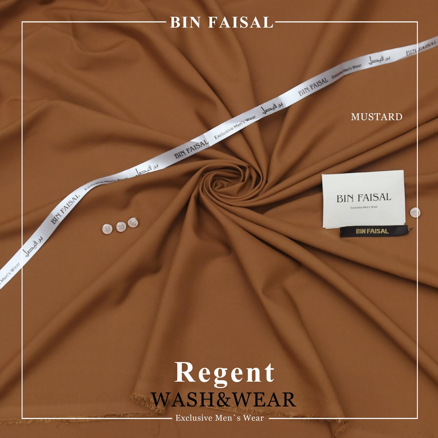 BIN FAISAL 100% Pure Super Luxury Regent Wash & Wear