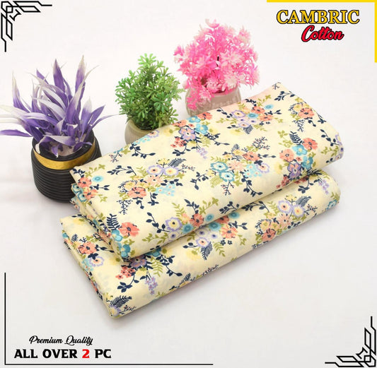 Free Delivery – Cambric Cotton Suit Collection FS-128