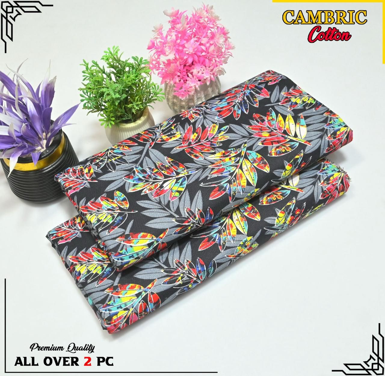 Free Delivery โ Cambric Cotton Suit Collection FS-121