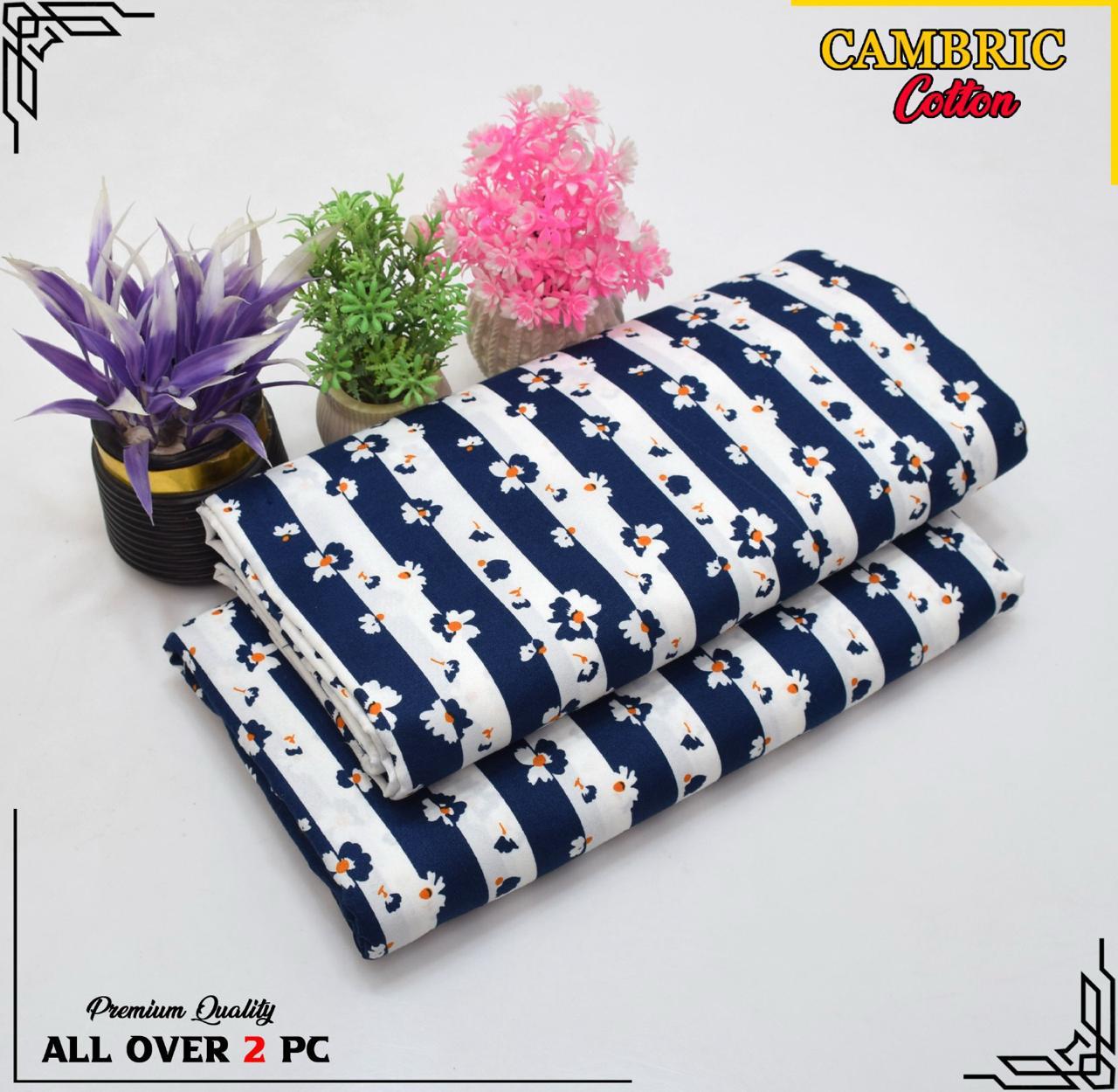 Free Delivery โ Cambric Cotton Suit Collection FS-133