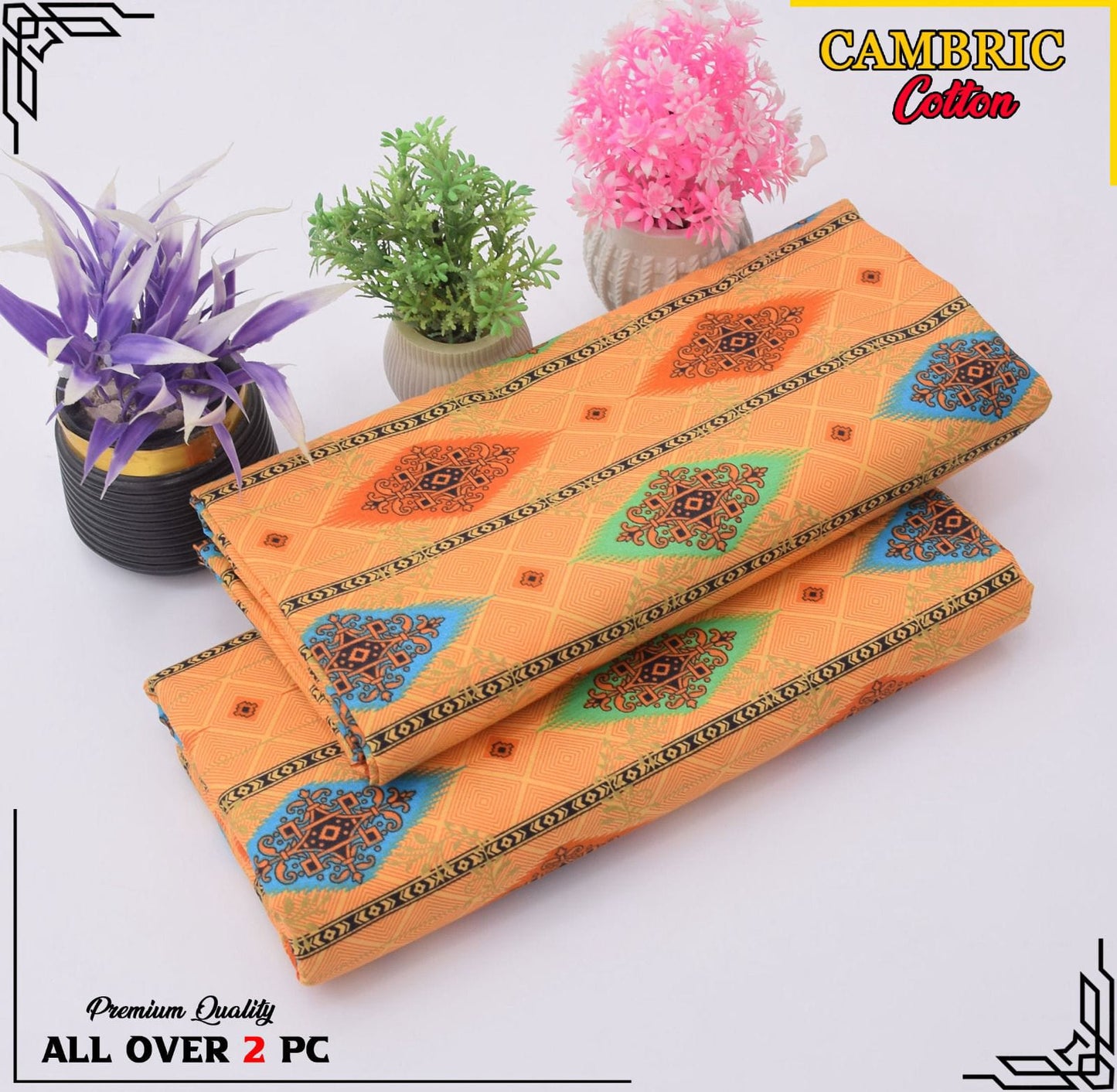 Free Delivery โ Cambric Cotton Suit Collection FS-111