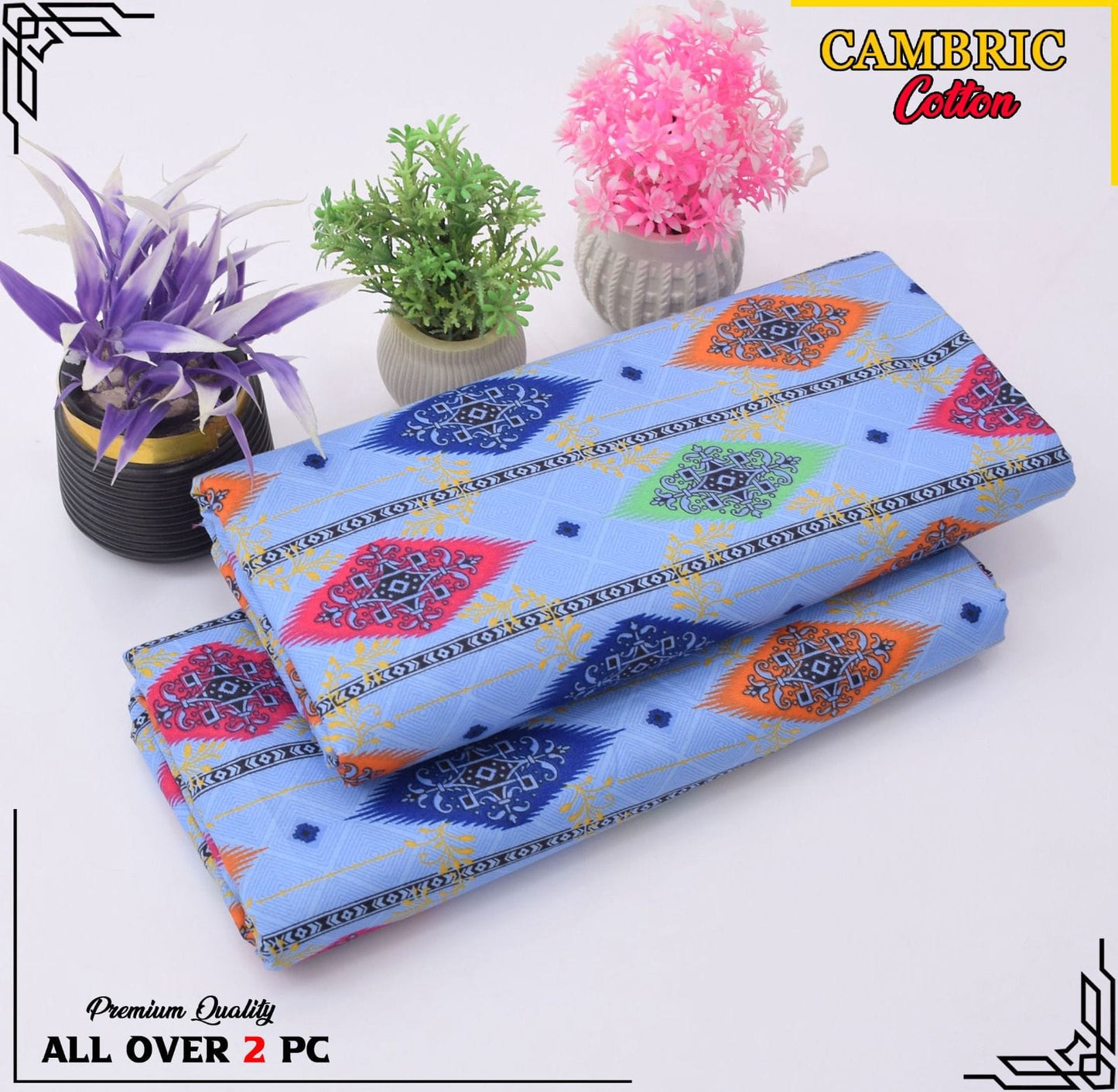 Free Delivery โ Cambric Cotton Suit Collection FS-116