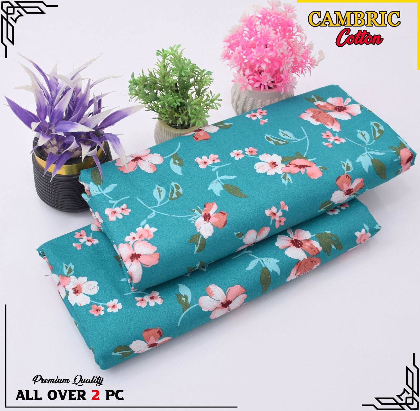 Free Delivery โ Cambric Cotton Suit Collection FS-122