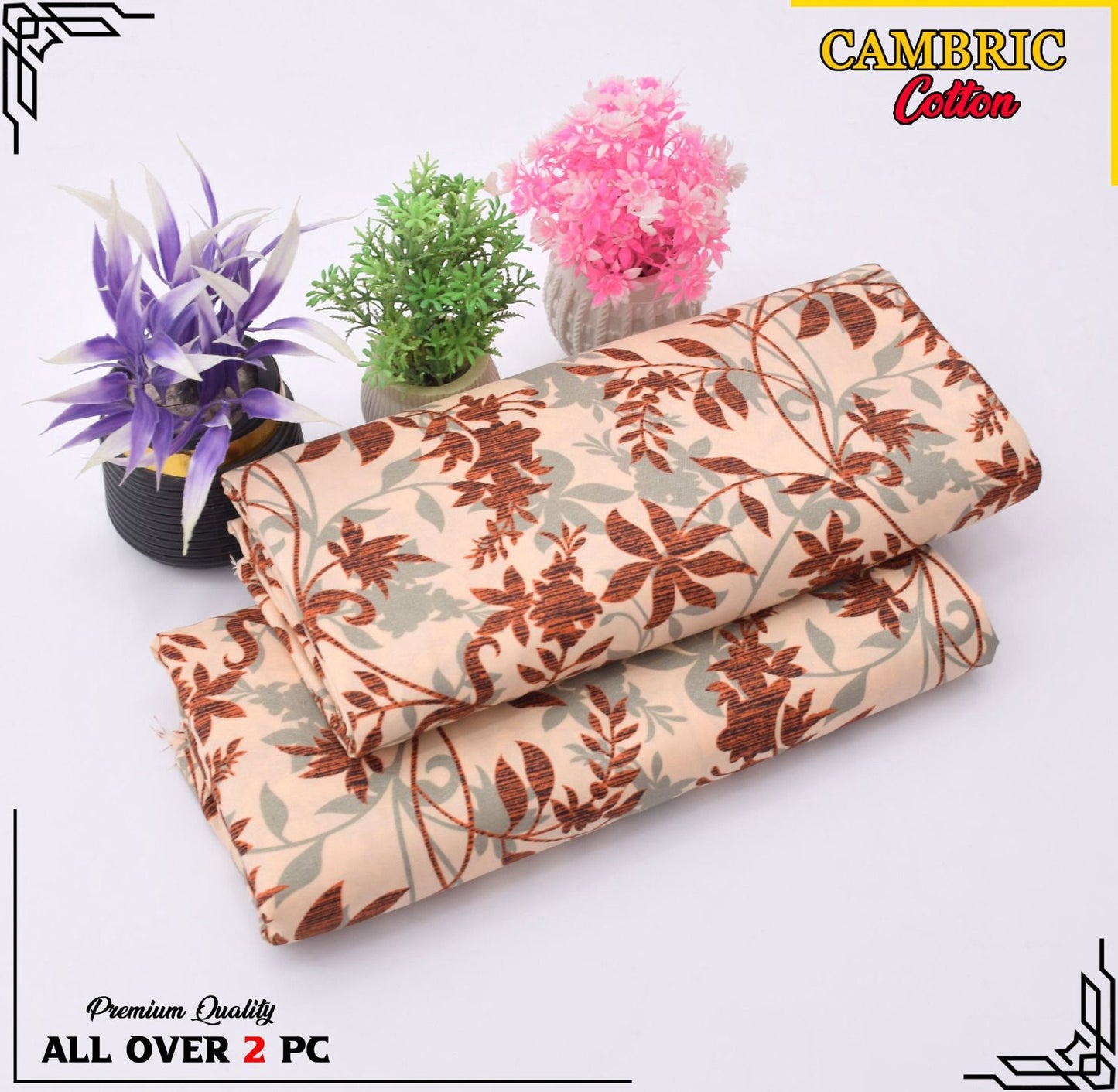 Free Delivery β Cambric Cotton Suit Collection FS-140