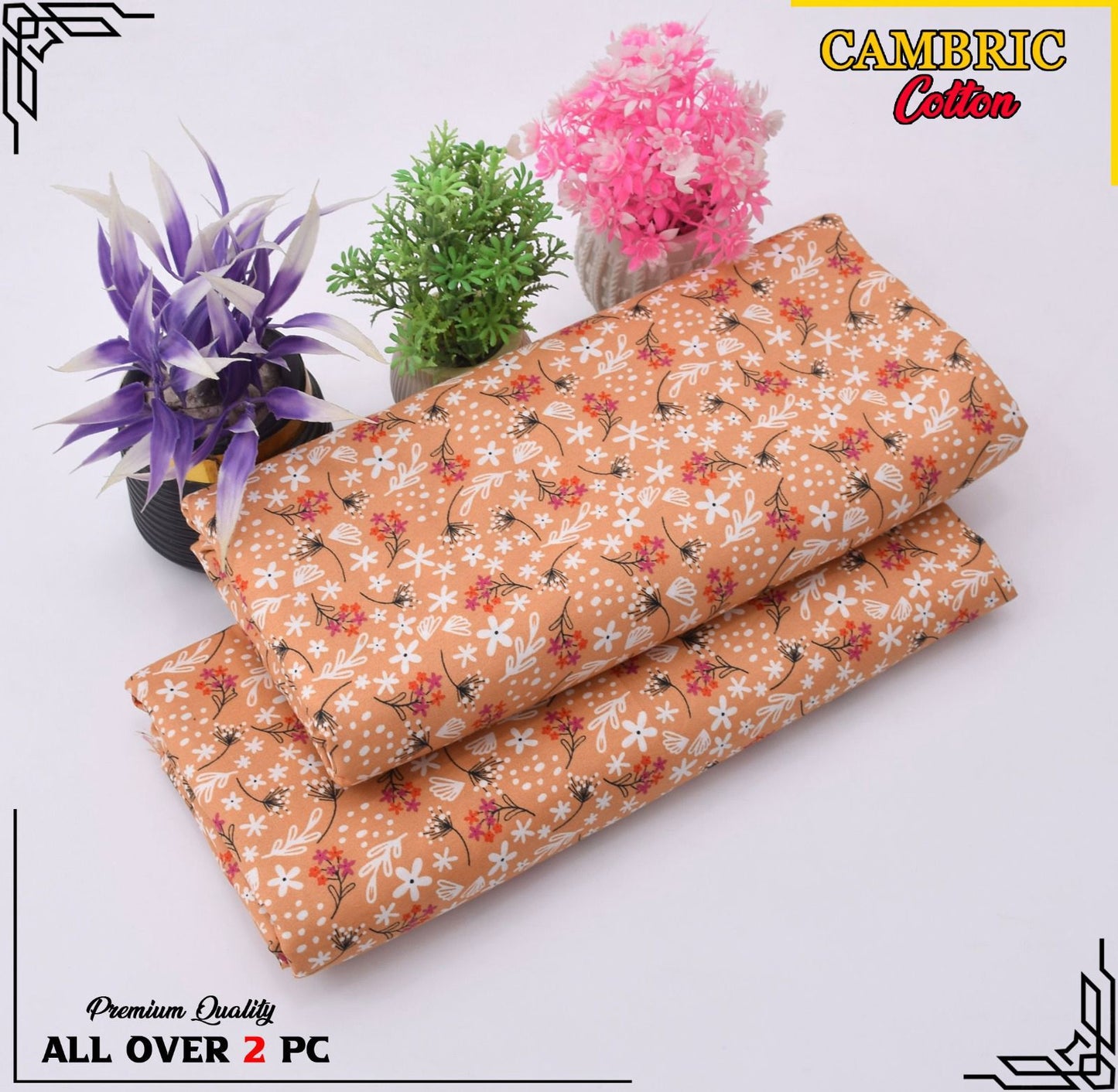 Free Delivery β Cambric Cotton Suit Collection FS-137