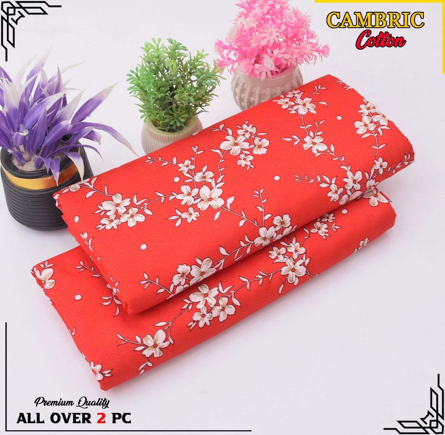 Free Delivery β Cambric Cotton Suit Collection FS-146