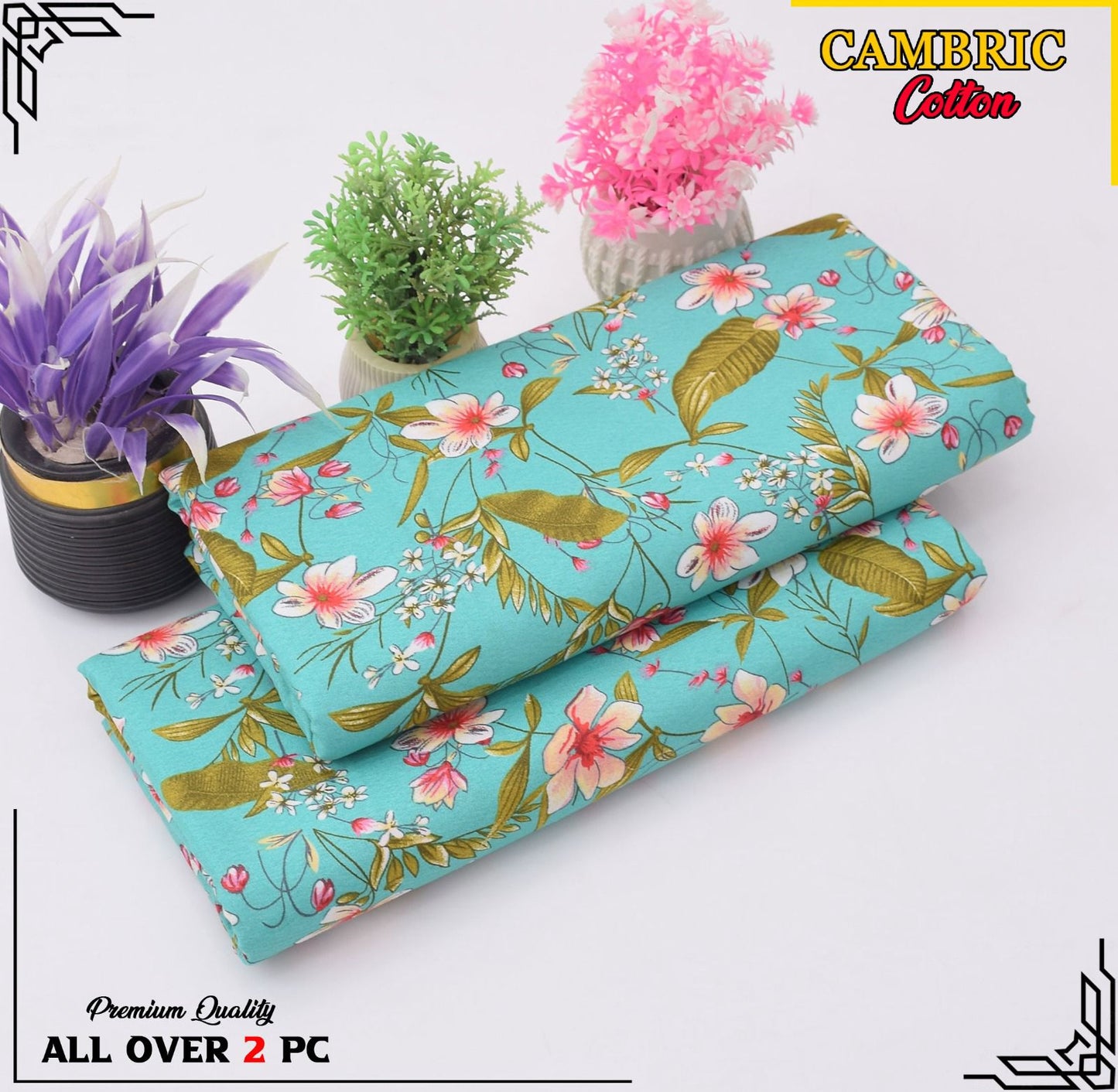 Free Delivery โ Cambric Cotton Suit Collection FS-032