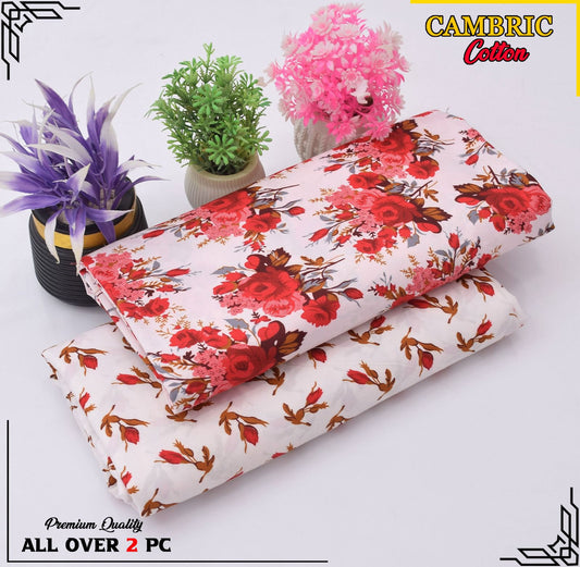 Free Delivery – Cambric Cotton Suit Collection FS-110