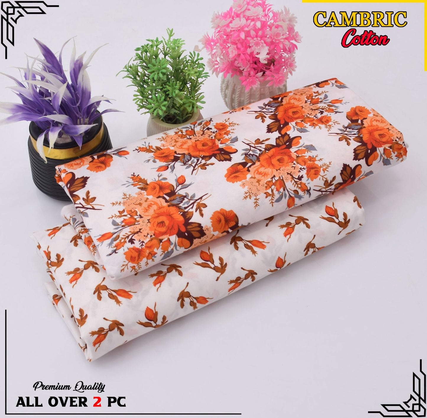 Free Delivery โ Cambric Cotton Suit Collection FS-078
