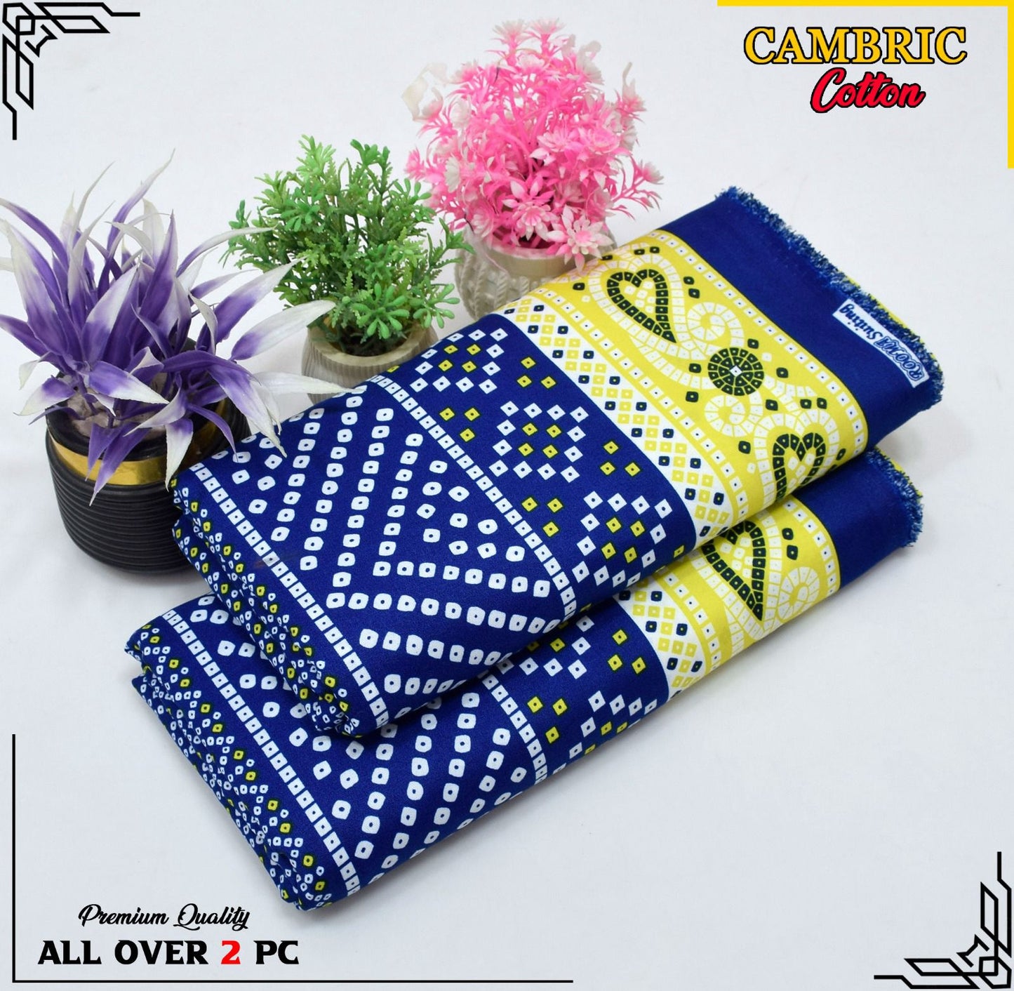 Free Delivery โ Cambric Cotton Suit Collection FS-127