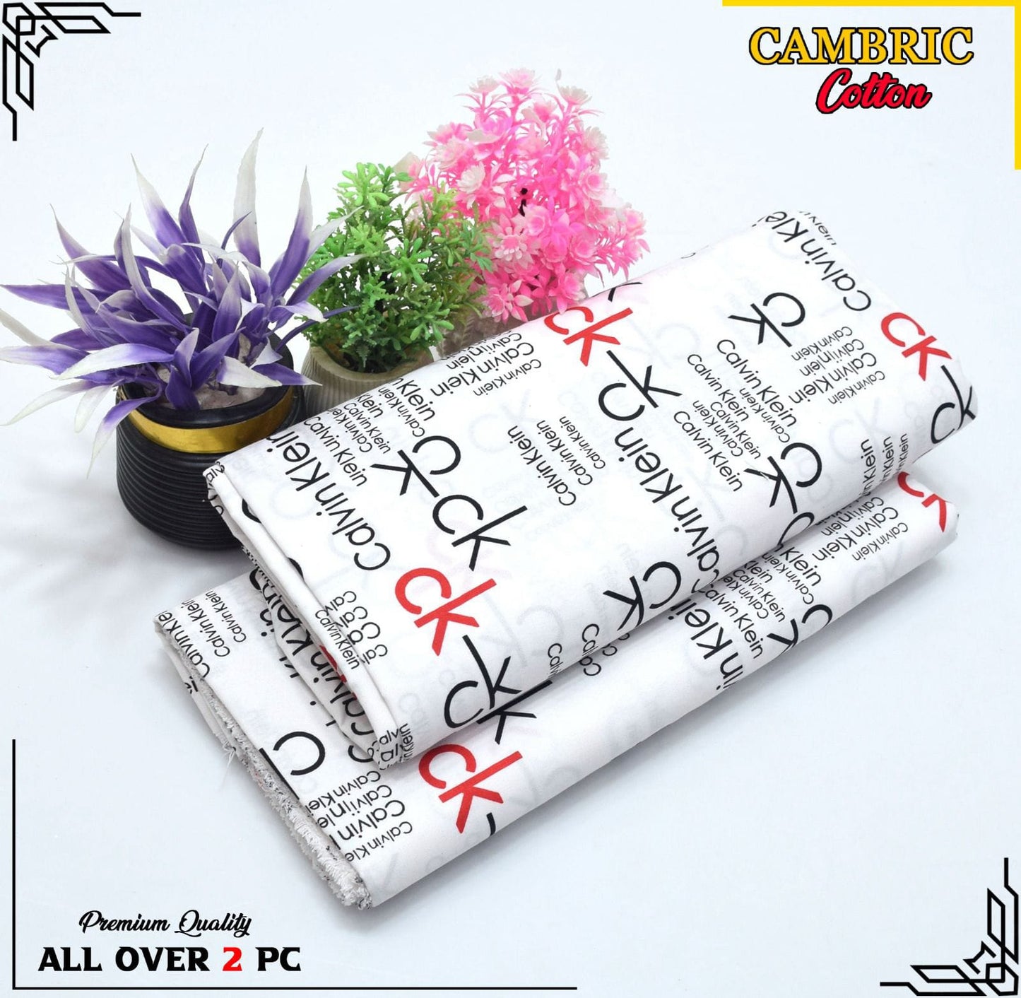 Free Delivery – Cambric Cotton Suit Collection FS-125