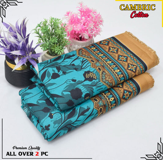 Free Delivery – Cambric Cotton Suit Collection FS-114
