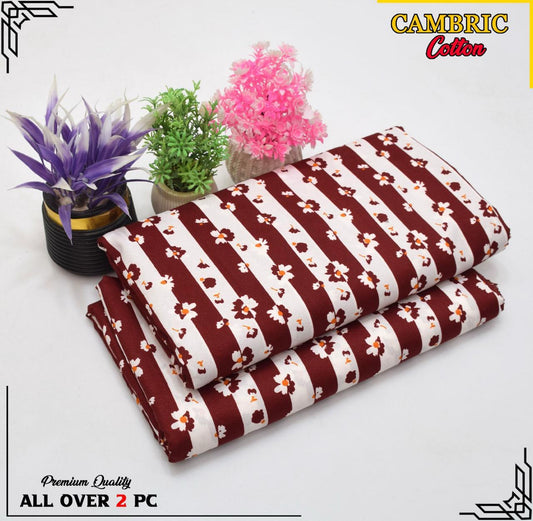 Free Delivery – Cambric Cotton Suit Collection FS-134