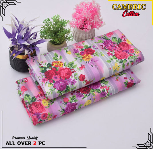 Free Delivery – Cambric Cotton Suit Collection FS-119