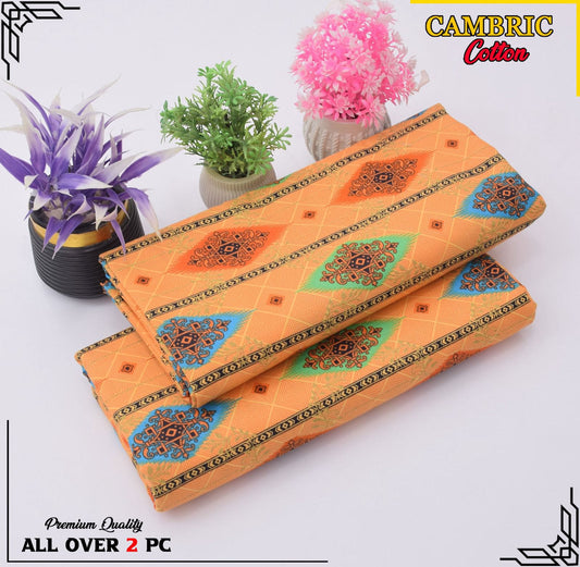 Free Delivery – Cambric Cotton Suit Collection FS-111