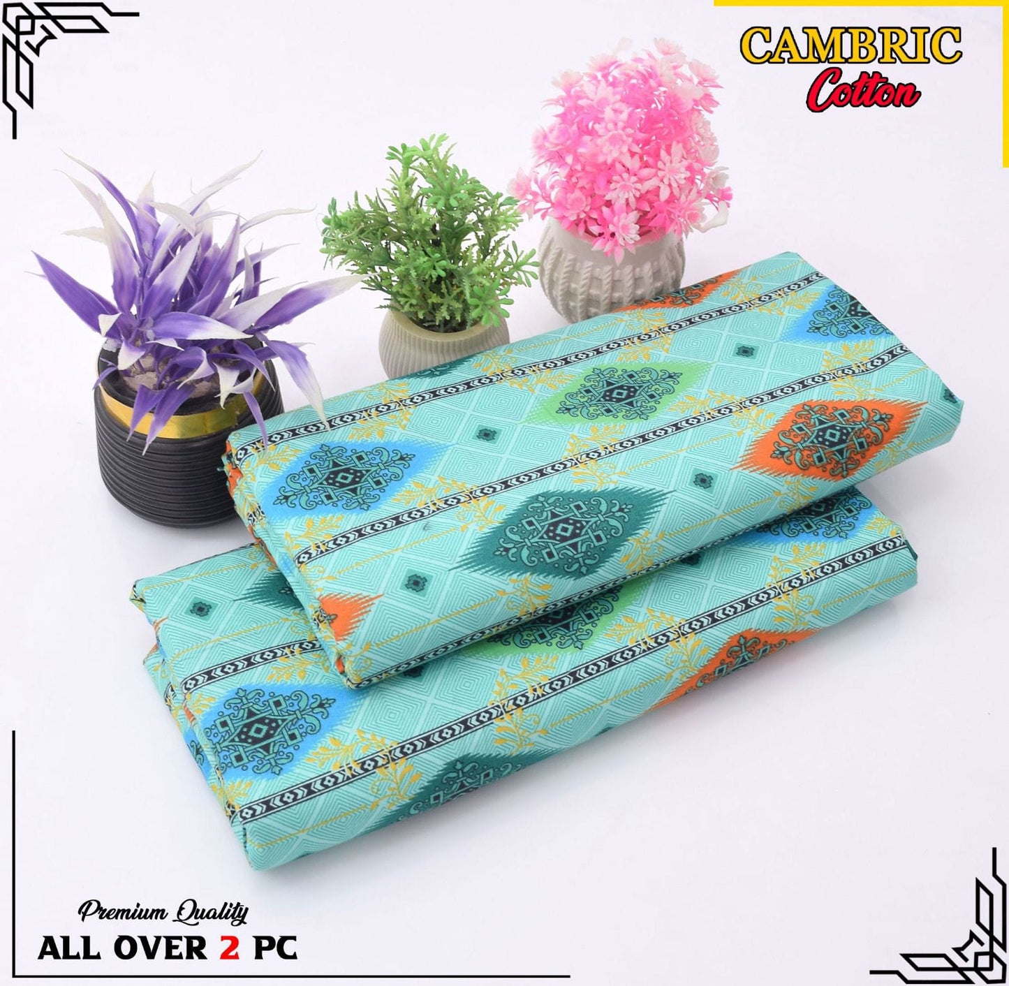 Free Delivery – Cambric Cotton Suit Collection FS-112