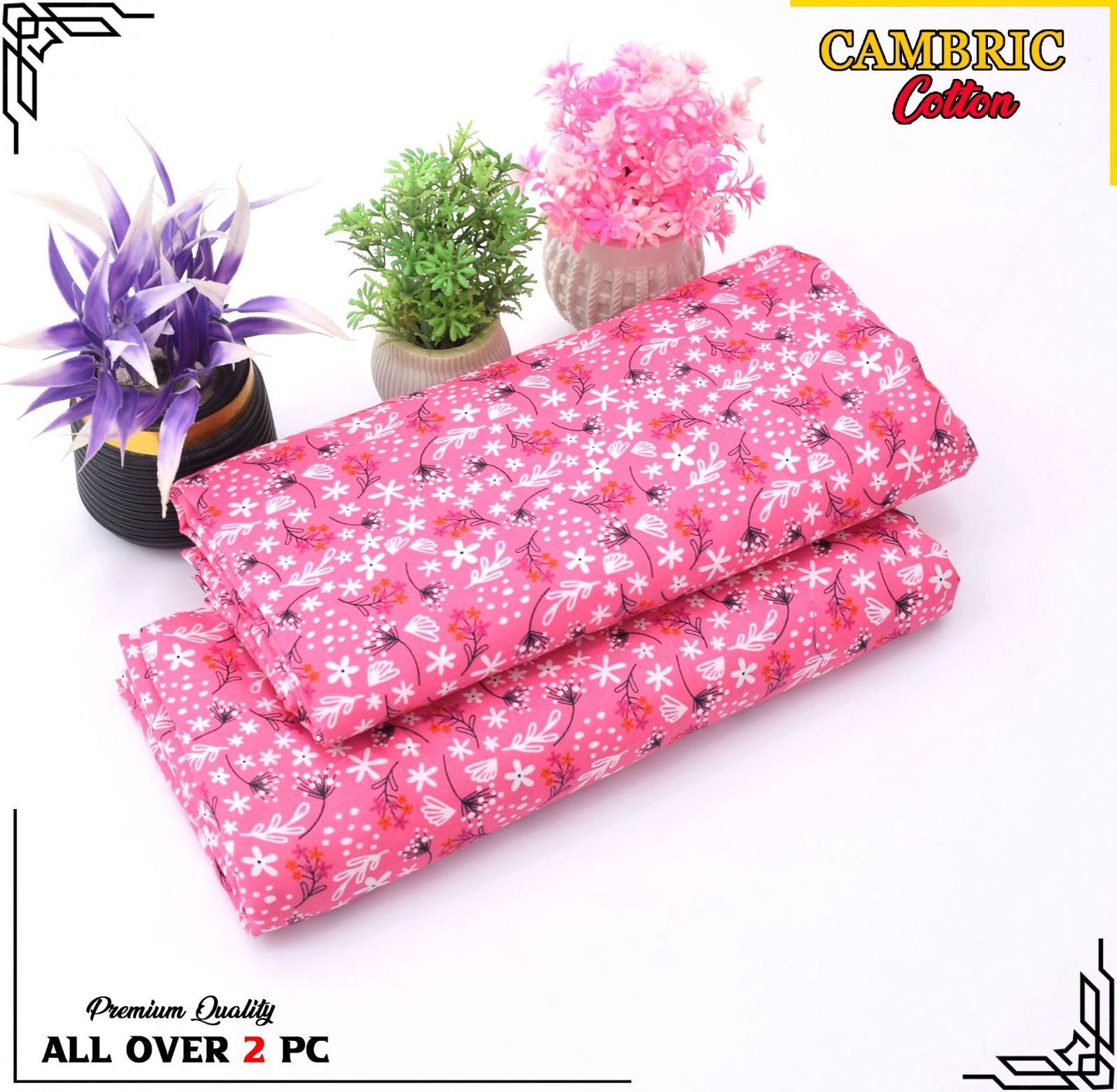 Free Delivery – Cambric Cotton Suit Collection FS-138