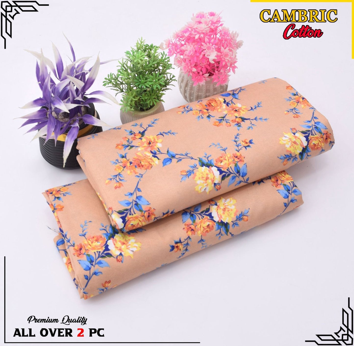 Free Delivery – Cambric Cotton Suit Collection FS-143
