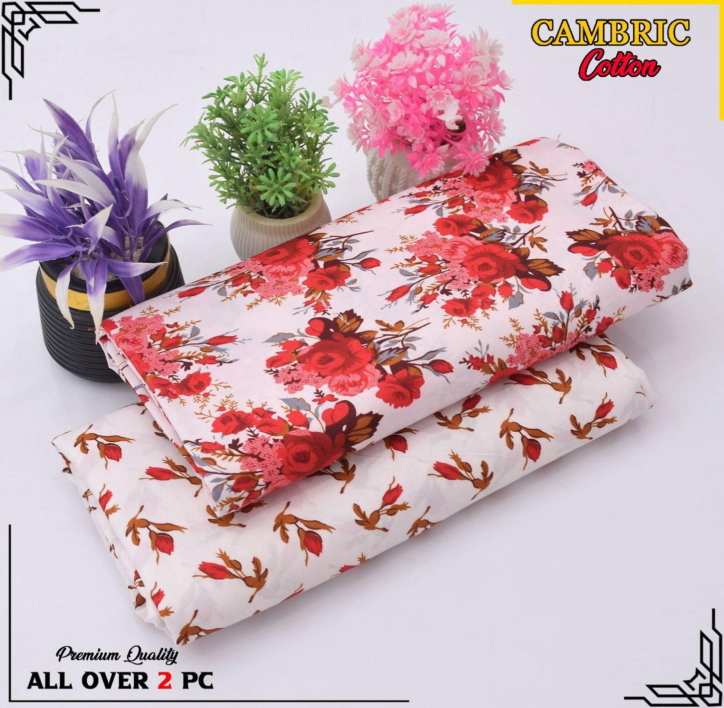 Free Delivery – Cambric Cotton Suit Collection FS-110
