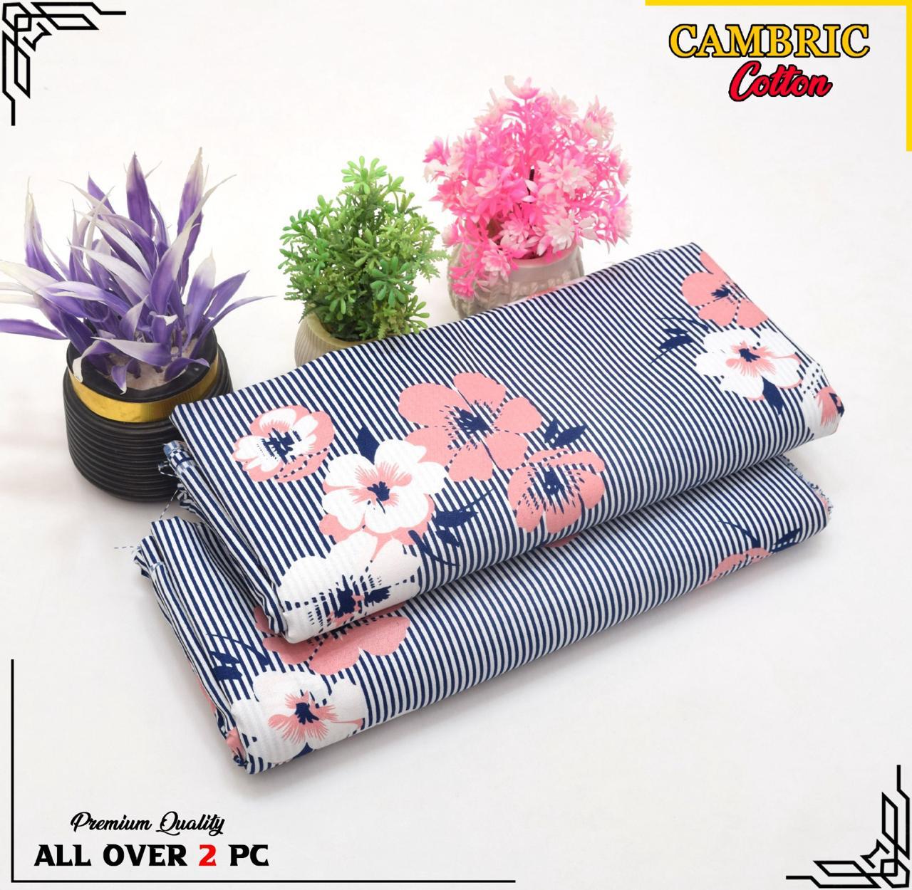 Free Delivery – Cambric Cotton Suit Collection FS-002