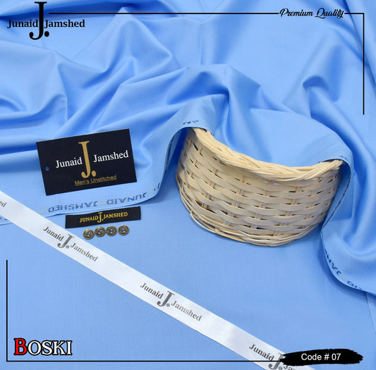 J. Junaid Jamshed | Wash & Wear Boski | Unstitched Suiting | FS-09