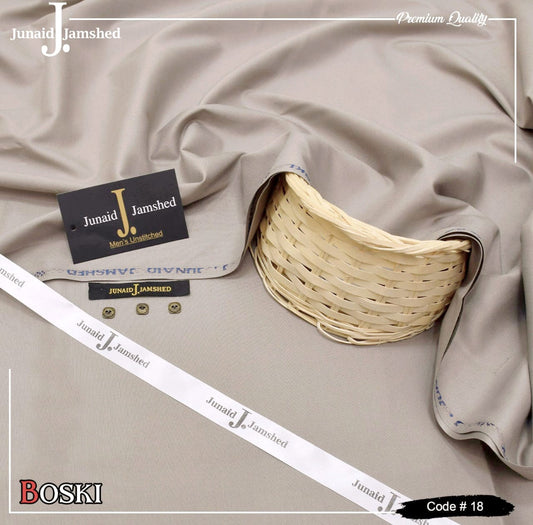 J. Junaid Jamshed | Wash & Wear Boski | Unstitched Suiting | FS-02