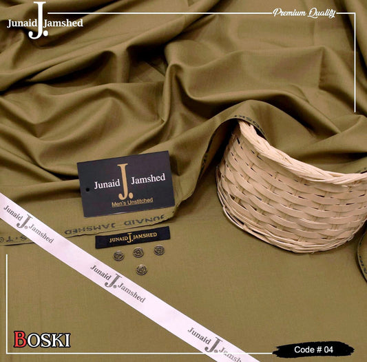 J. Junaid Jamshed | Wash & Wear Boski | Unstitched Suiting | FS-05