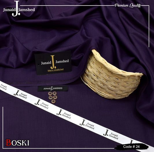 J. Junaid Jamshed | Wash & Wear Boski | Unstitched Suiting | FS-06